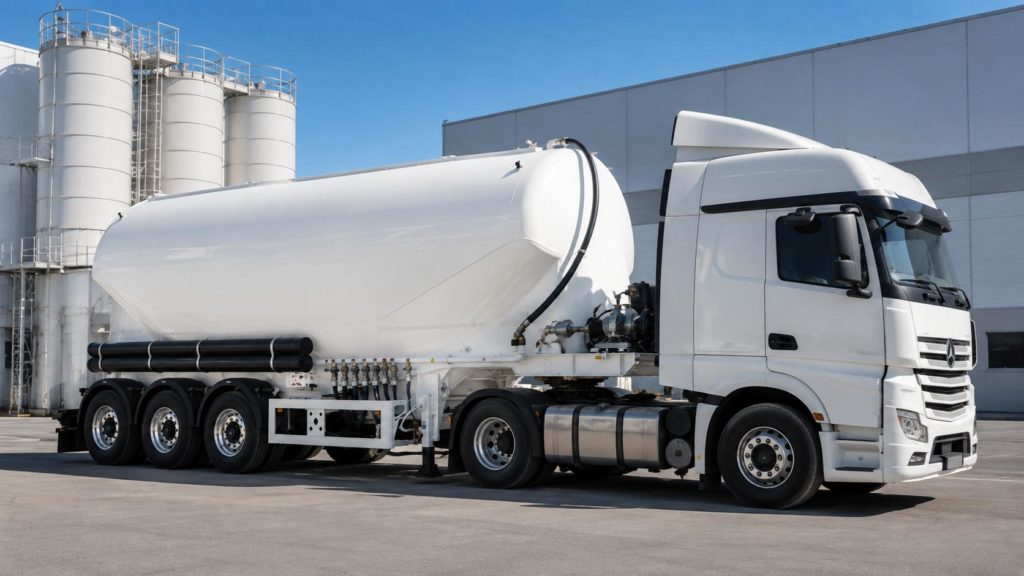 Camión cisterna para transporte de productos a granel