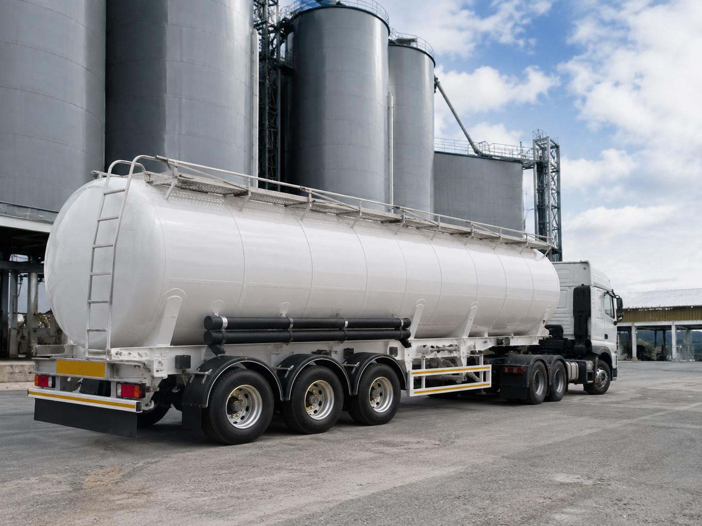 Camión cisterna para transporte de productos a granel